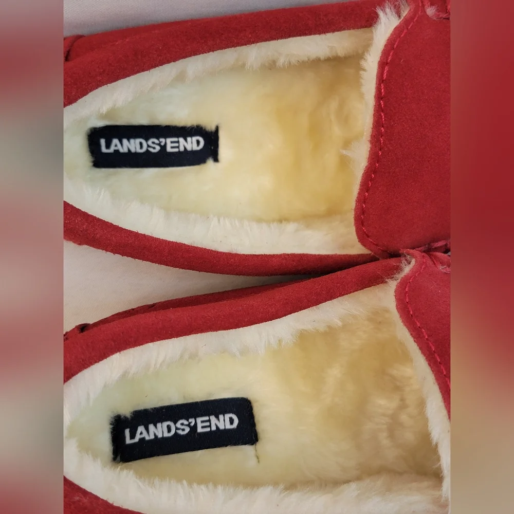 Lands' End Childrens Slip On Slippers Size 4